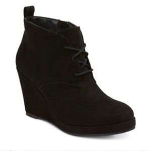 NEW! dv by dolce vita Terri Wedge Booties, Black